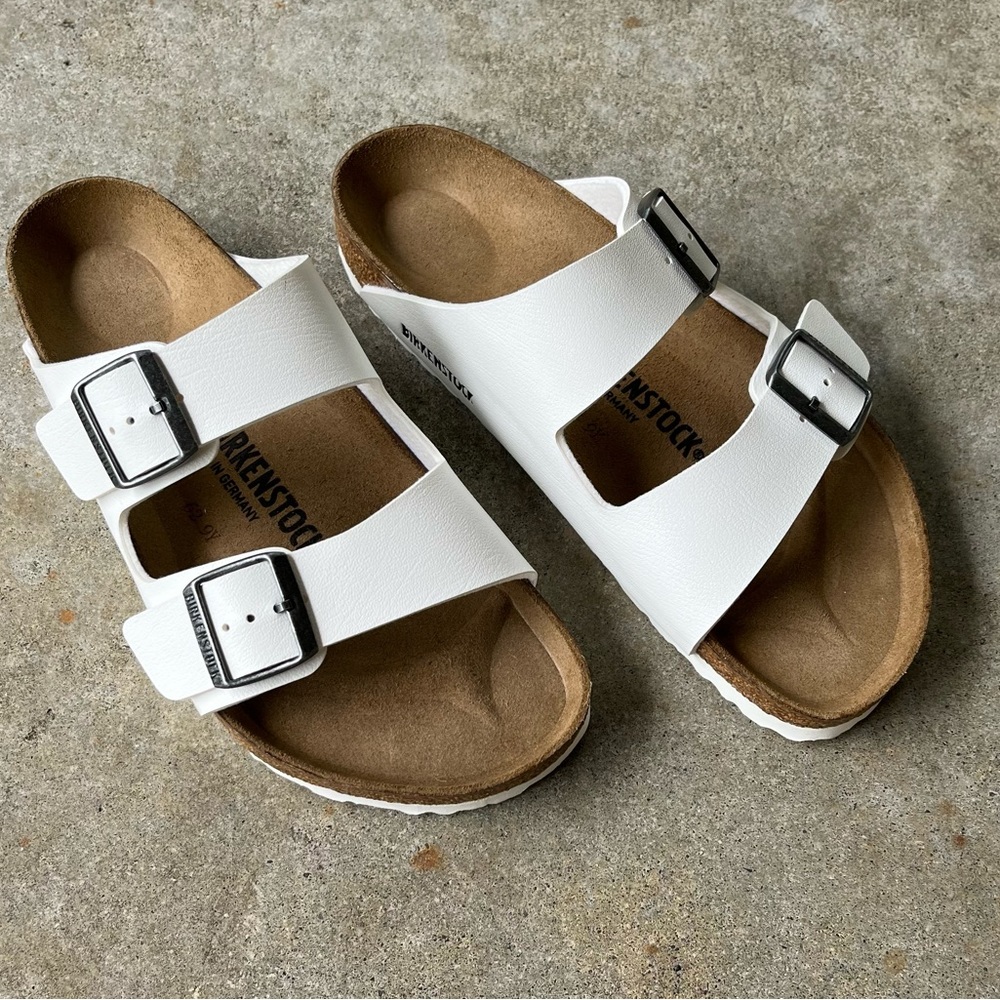 Birkenstock Arizona White - Size 40